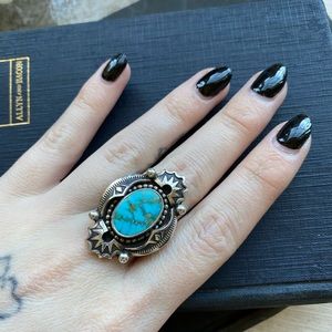 Spirit treasure jewelry turquoise ring 7.5